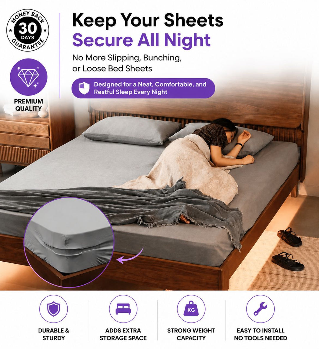 Lovira™ Bedsheet Holders